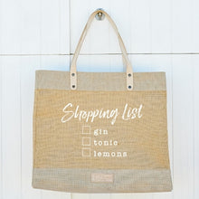 Load image into Gallery viewer, High St Shopper Shopping - List GIN